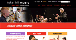 Desktop Screenshot of indianhillmusic.org
